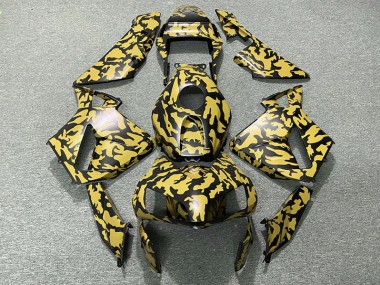 2003-2004 Gelb Tarnung Honda CBR600RR Motorrad Verkleidungen