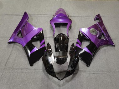 2003-2004 Glanz Lila & Schwarz Suzuki GSXR 1000 Motorrad Verkleidungen