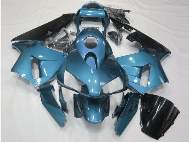 2003-2004 Glänzend Hellblau Honda CBR600RR Motorrad Verkleidungen 2003-2004 Glänzend Hellblau Honda CBR600RR Motorrad Verkleidungen