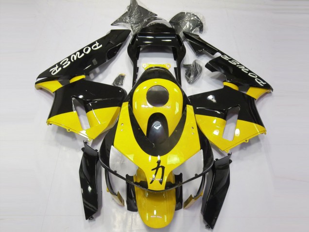 2003-2004 Glänzendes Gelb Power Honda CBR600RR Motorrad Verkleidungen