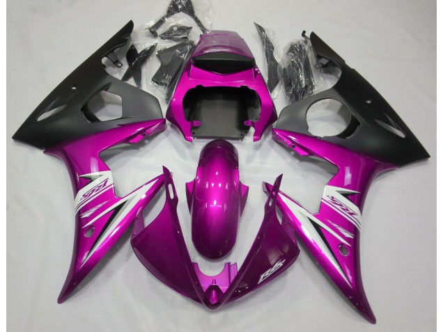 2003-2004 Glanzrosa & Weiß Yamaha R6 Motorrad Verkleidungen 2003-2004 Glanzrosa & Weiß Yamaha R6 Motorrad Verkleidungen