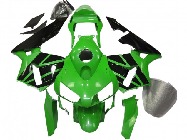 2003-2004 Grün Schwarz Ohne Aufkleber Honda CBR600RR Motorrad Verkleidungen