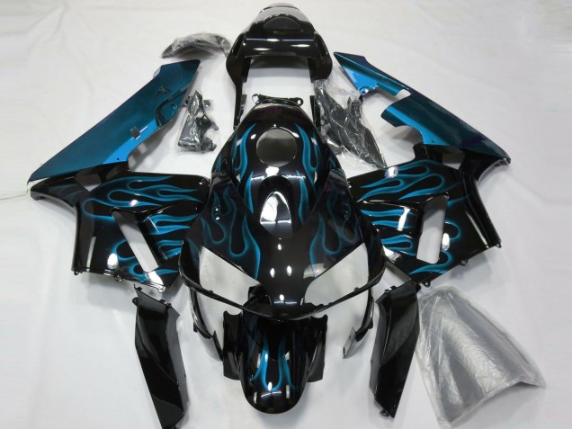 2003-2004 Hellblau Flamme Honda CBR600RR Motorrad Verkleidungen