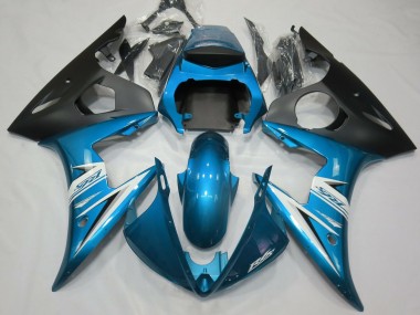 2003-2004 Hellblau & Weiß Yamaha R6 Motorrad Verkleidungen
