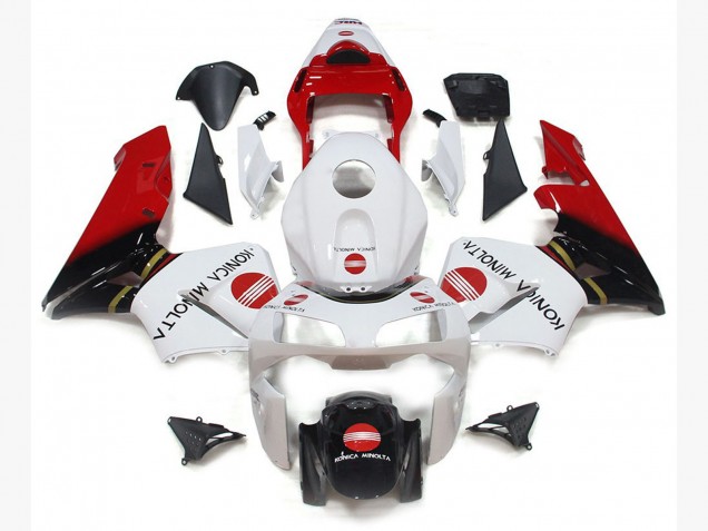2003-2004 Konica Minolta Rot Honda CBR600RR Motorrad Verkleidungen
