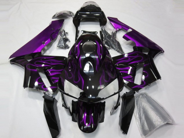 2003-2004 Lila Flamme Honda CBR600RR Motorrad Verkleidungen