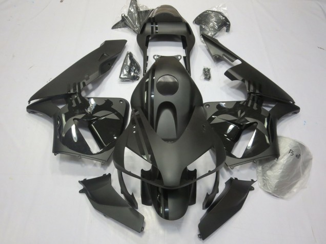 2003-2004 Matt Schwarz Honda CBR600RR Motorrad Verkleidungen 2003-2004 Matt Schwarz Honda CBR600RR Motorrad Verkleidungen