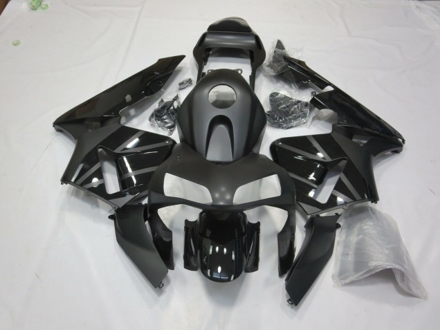 2003-2004 Matt Schwarz Honda CBR600RR Motorrad Verkleidungen 2003-2004 Matt Schwarz Honda CBR600RR Motorrad Verkleidungen