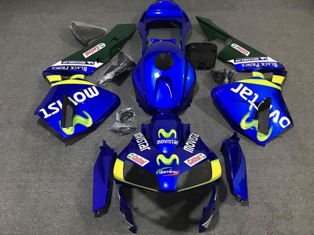 2003-2004 Movistar Honda CBR600RR Motorrad Verkleidungen 2003-2004 Movistar Honda CBR600RR Motorrad Verkleidungen