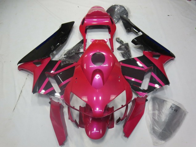 2003-2004 Pink & Schwarz Honda CBR600RR Motorrad Verkleidungen 2003-2004 Pink & Schwarz Honda CBR600RR Motorrad Verkleidungen