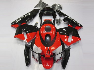 2003-2004 Rot Black Power Honda CBR600RR Motorrad Verkleidungen