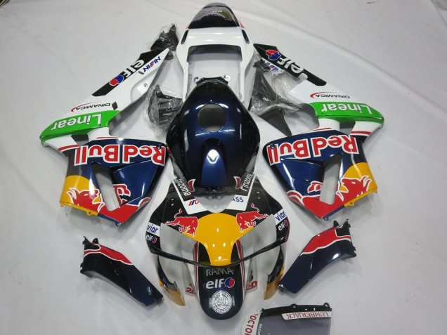 2003-2004 Rot Bull-Design Honda CBR600RR Motorrad Verkleidungen