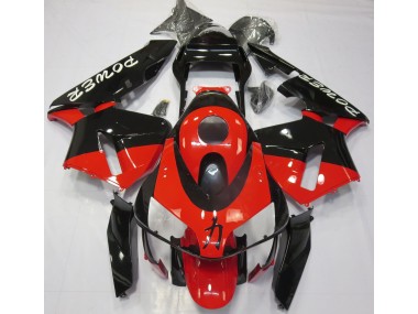 2003-2004 Rot Glänzend Power-Design Honda CBR600RR Motorrad Verkleidungen