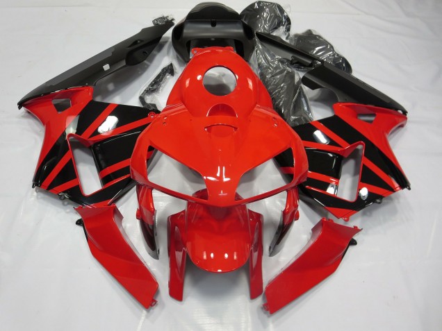 2003-2004 Rot & Schwarz OEM-Stil Honda CBR600RR Motorrad Verkleidungen