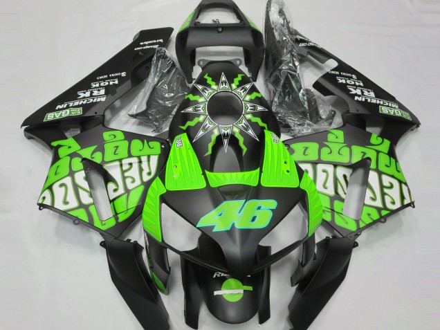 2003-2004 Schleimgrün Rossi Repsol Honda CBR600RR Motorrad Verkleidungen 2003-2004 Schleimgrün Rossi Repsol Honda CBR600RR Motorrad Verkleidungen