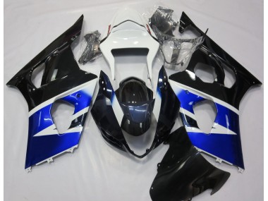 2003-2004 Schwarz Blau & Weiß Suzuki GSXR 1000 Motorrad Verkleidungen