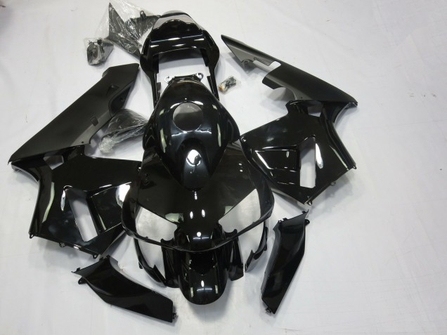 2003-2004 Schwarz Glänzend & Matt Honda CBR600RR Motorrad Verkleidungen