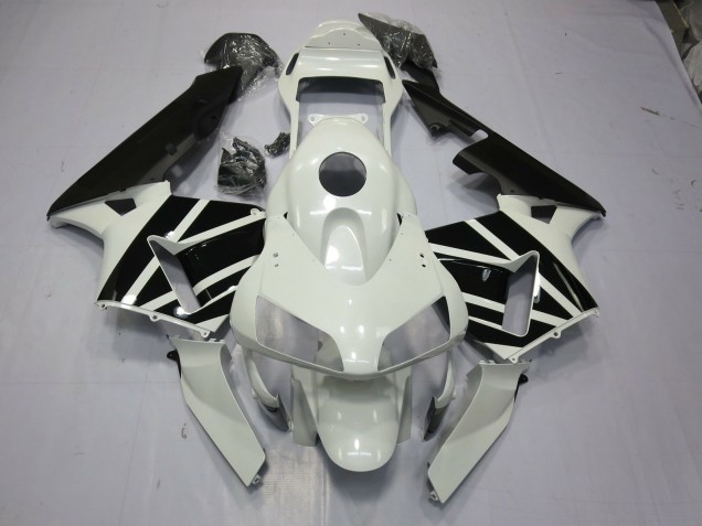 2003-2004 Weiß & Schwarz OEM Honda CBR600RR Motorrad Verkleidungen 2003-2004 Weiß & Schwarz OEM Honda CBR600RR Motorrad Verkleidungen