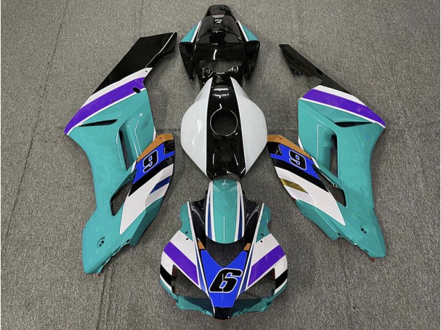 2004-2005 Blaugrün 6 Honda CBR1000RR Motorrad Verkleidungen 2004-2005 Blaugrün 6 Honda CBR1000RR Motorrad Verkleidungen