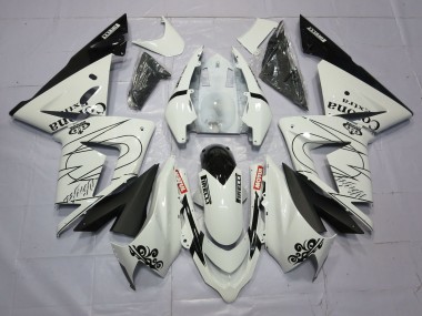 2004-2005 Weiß Corona Kawasaki ZX10R Motorrad Verkleidungen
