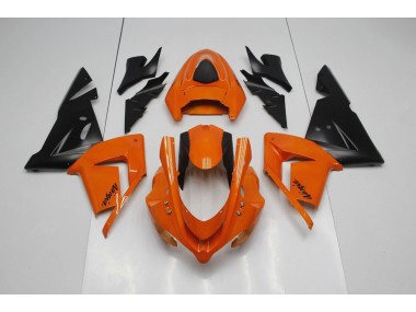 2004-2005 Einfacher Orange Ninja Kawasaki ZX10R Motorrad Verkleidungen