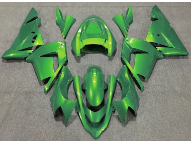 2004-2005 Glänzend Grün Kawasaki ZX10R Motorrad Verkleidungen