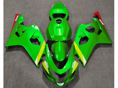 2004-2005 Glänzend Grün Suzuki GSXR 600-750 Motorrad Verkleidungen