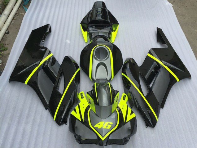 2004-2005 Grau Schwarz & High Viz Honda CBR1000RR Motorrad Verkleidungen 2004-2005 Grau Schwarz & High Viz Honda CBR1000RR Motorrad Verkleidungen