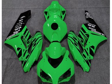 2004-2005 Grün Glänzend Flame Honda CBR1000RR Motorrad Verkleidungen