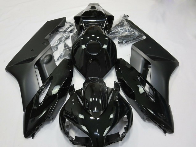 2004-2005 Matt & Glänzend Schwarz Honda CBR1000RR Motorrad Verkleidungen 2004-2005 Matt & Glänzend Schwarz Honda CBR1000RR Motorrad Verkleidungen