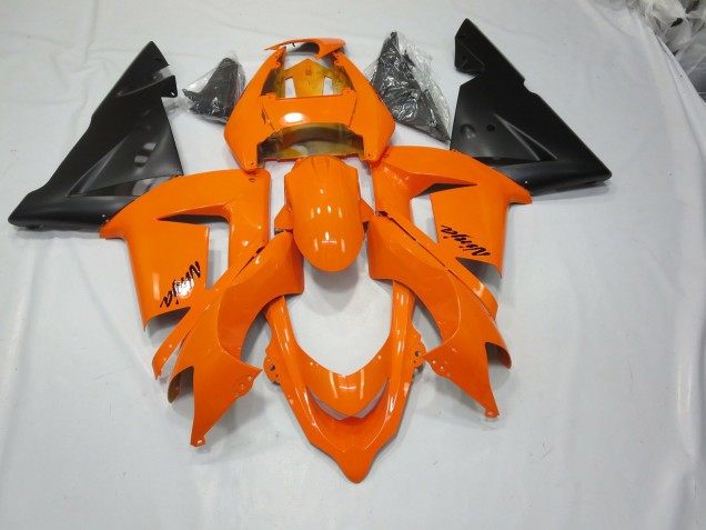 2004-2005 Orange Ninja Kawasaki ZX10R Motorrad Verkleidungen