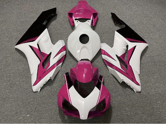 2004-2005 Rosa Weiß & Glanz Schwarz Honda CBR1000RR Motorrad Verkleidungen 2004-2005 Rosa Weiß & Glanz Schwarz Honda CBR1000RR Motorrad Verkleidungen