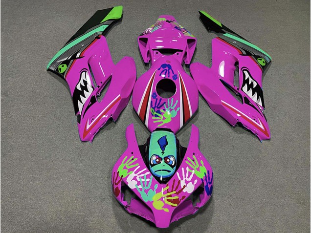 2004-2005 Rosa Hai Honda CBR1000RR Motorrad Verkleidungen