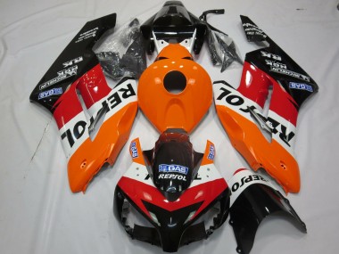 2004-2005 Rot Matt Schwarz Honda CBR1000RR Motorrad Verkleidungen