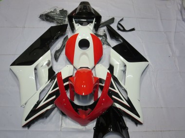 2004-2005 Rot Schwarz & Weiß Honda CBR1000RR Motorrad Verkleidungen