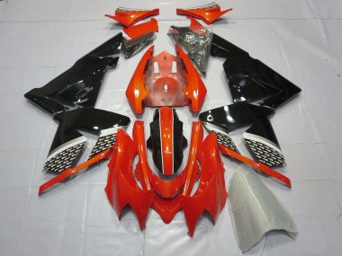 2004-2005 Rot Schwarz Kawasaki ZX10R Motorrad Verkleidungen