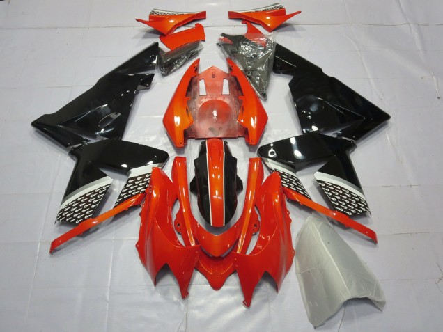 2004-2005 Rot Schwarz Kawasaki ZX10R Motorrad Verkleidungen