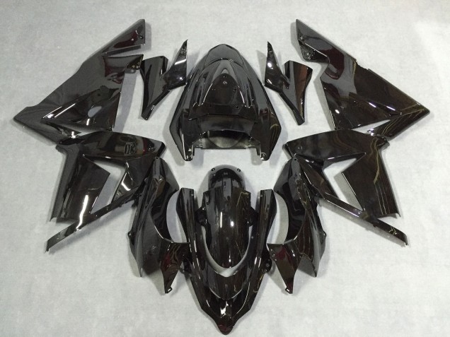 2004-2005 Schwarz Glänzend Kawasaki ZX10R Motorrad Verkleidungen