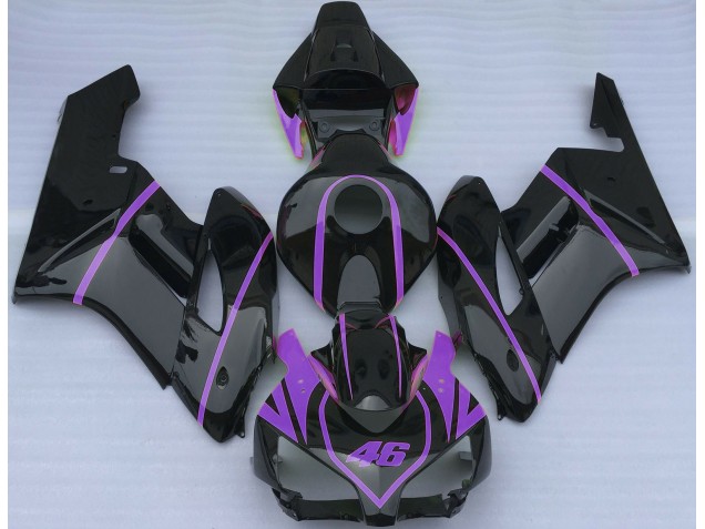 2004-2005 Schwarz Glänzend & Lila Honda CBR1000RR Motorrad Verkleidungen 2004-2005 Schwarz Glänzend & Lila Honda CBR1000RR Motorrad Verkleidungen
