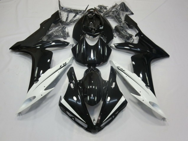 2004-2006 Weiß & Schwarz Yamaha R1 Motorrad Verkleidungen 2004-2006 Weiß & Schwarz Yamaha R1 Motorrad Verkleidungen