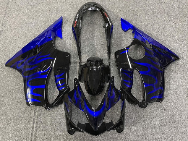 2004-2007 Blaue Flamme Honda CBR600 F4i Motorrad Verkleidungen 2004-2007 Blaue Flamme Honda CBR600 F4i Motorrad Verkleidungen