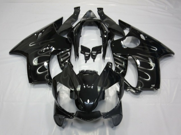 2004-2007 Schwarz Flamme Honda CBR600 F4i Motorrad Verkleidungen 2004-2007 Schwarz Flamme Honda CBR600 F4i Motorrad Verkleidungen