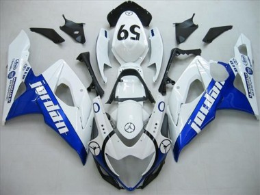 2005-2006 Blau Jordan Suzuki GSXR 1000 Motorrad Verkleidungen