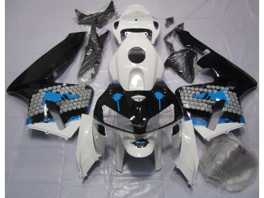 2005-2006 Blaue Spritzer Honda CBR600RR Motorrad Verkleidungen