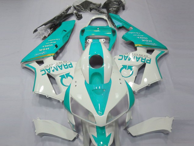 2005-2006 Blaugrün Kundenspezifisch Honda CBR600RR Motorrad Verkleidungen 2005-2006 Blaugrün Kundenspezifisch Honda CBR600RR Motorrad Verkleidungen