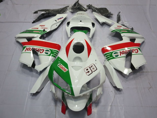 2005-2006 Castrol Honda CBR600RR Motorrad Verkleidungen 2005-2006 Castrol Honda CBR600RR Motorrad Verkleidungen