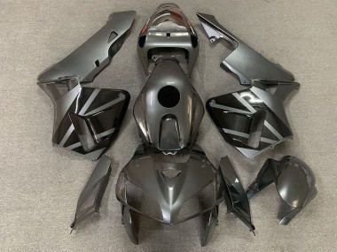 2005-2006 Dunkelsilber & Schwarz Honda CBR600RR Motorrad Verkleidungen