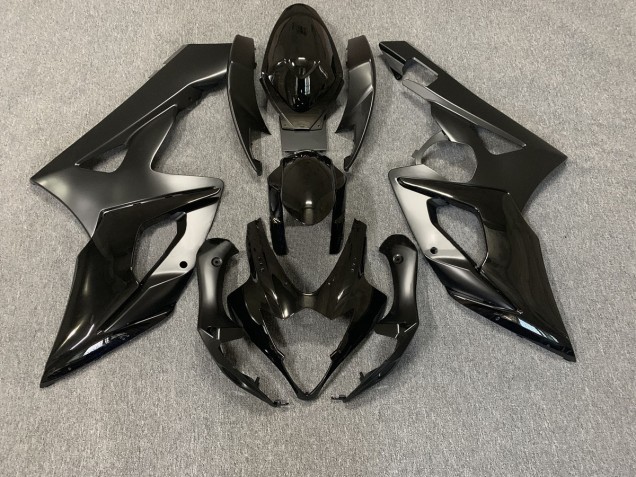2005-2006 Ganz In Schwarz Suzuki GSXR 1000 Motorrad Verkleidungen
