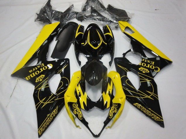 2005-2006 Gelb Corona Suzuki GSXR 1000 Motorrad Verkleidungen 2005-2006 Gelb Corona Suzuki GSXR 1000 Motorrad Verkleidungen