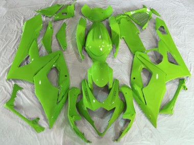 2005-2006 Glänzend Grün Suzuki GSXR 1000 Motorrad Verkleidungen